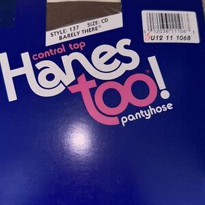 Hanes Too! Barely There Pantyhose!